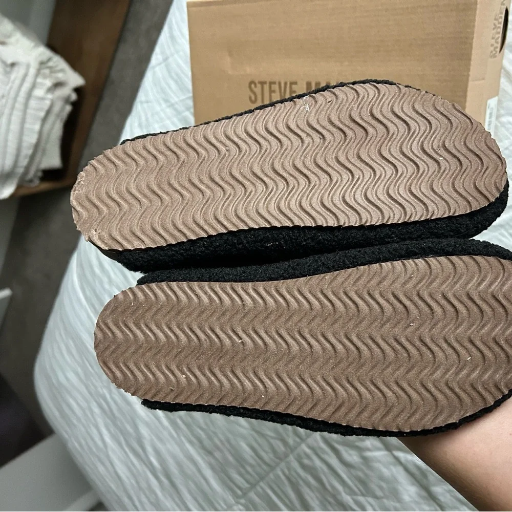 Steve Madden Black Vesa CLOGS mules shoes 9 NEW - Picture 5 of 5